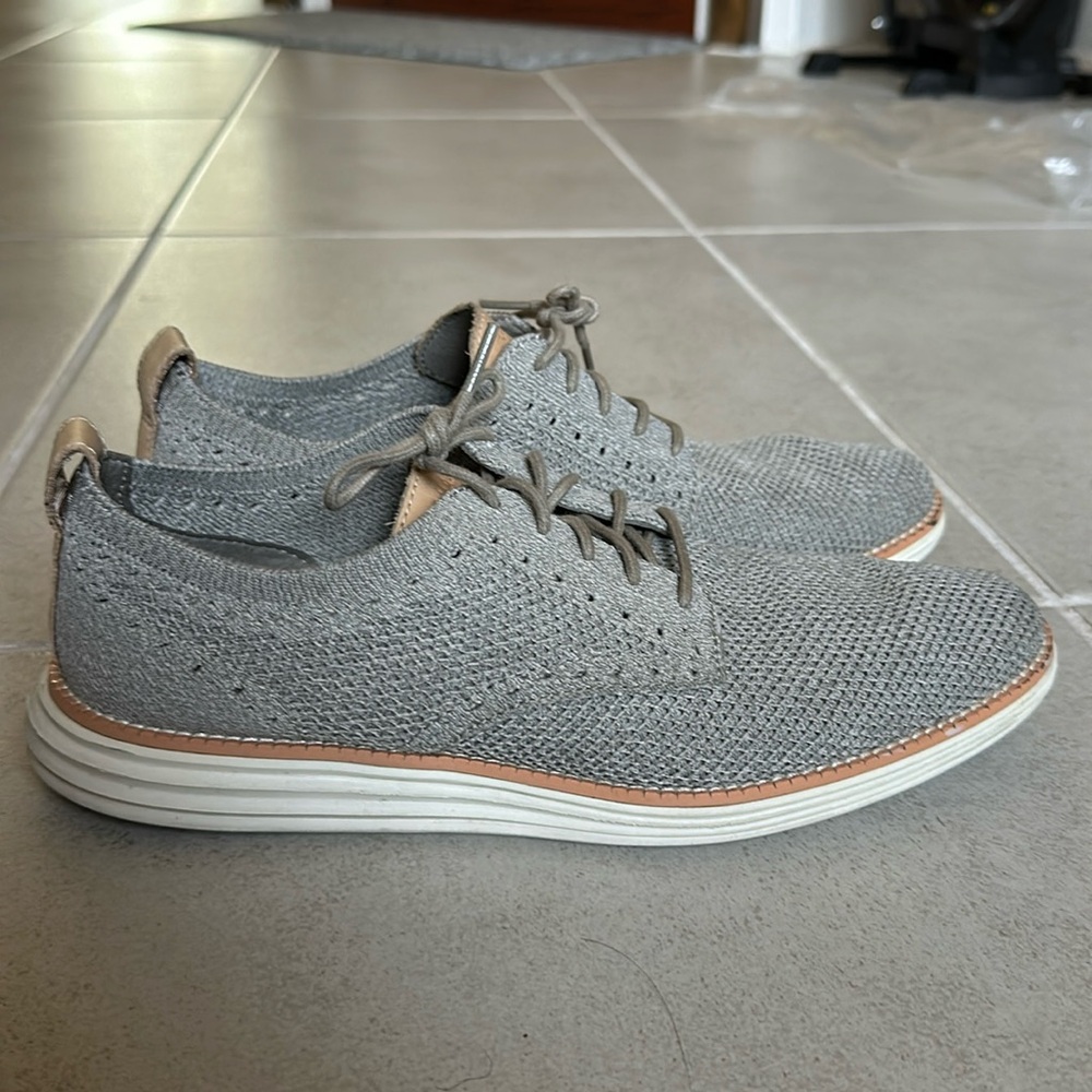 Cole Haan Grand Original Grandos Stitchlite Knit Oxford Dress Shoe Men sz 8.5